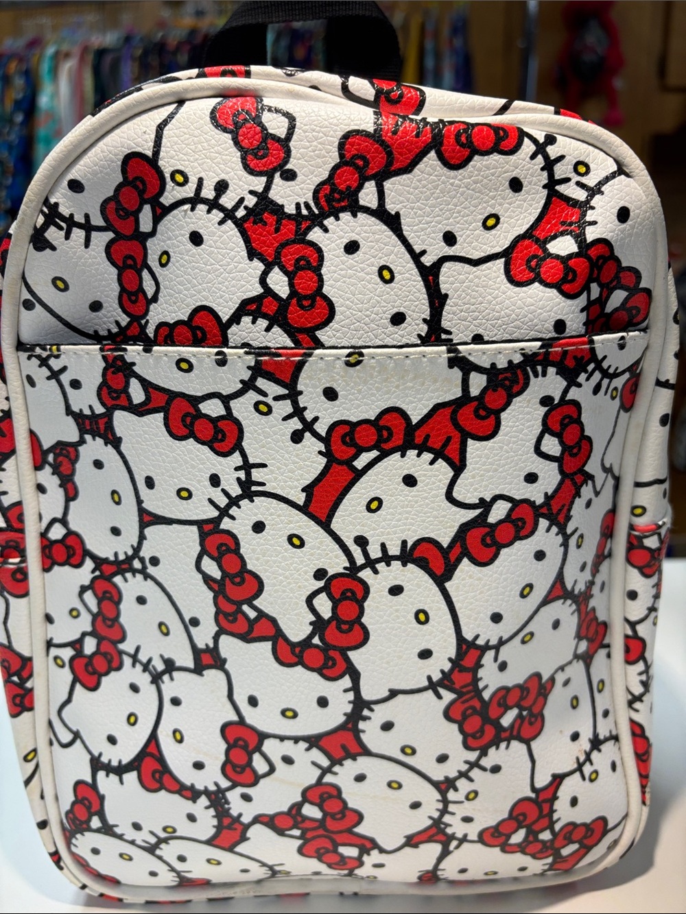 Sanrio Hello Kitty White and Red Patterned Women’s Backpack